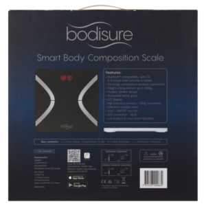 BodiSure BBC100 Smart Body Composition Scales – Black