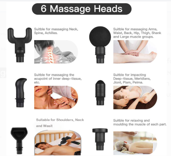 Super Quiet Brushless Motor Deep Tissue Percussion Muscle Massager